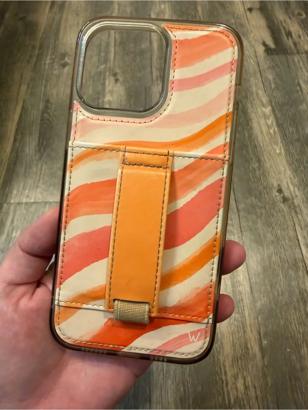 Walli iPhone 14 Pro Max Wallet Phone Case Desert Sunset Print Vegan Leather